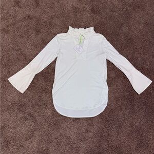 Dudley Stephens Cream Bell Sleeve Blouse